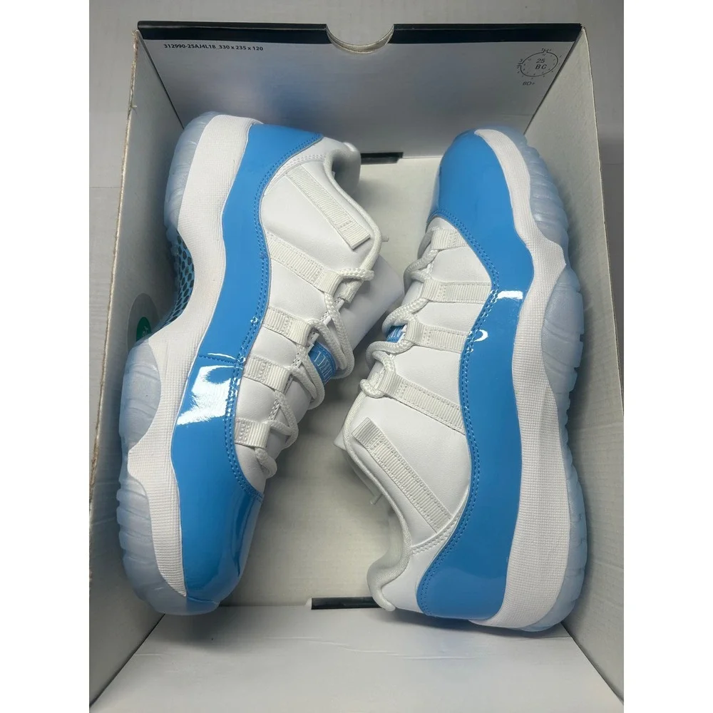 Nike Air Jordan UNC 11 Low Size 9 FV5104 100 New/No Lid